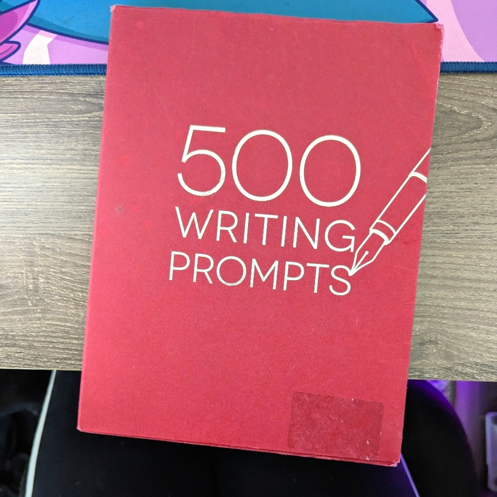 500 Writing Prompts Book Never Used